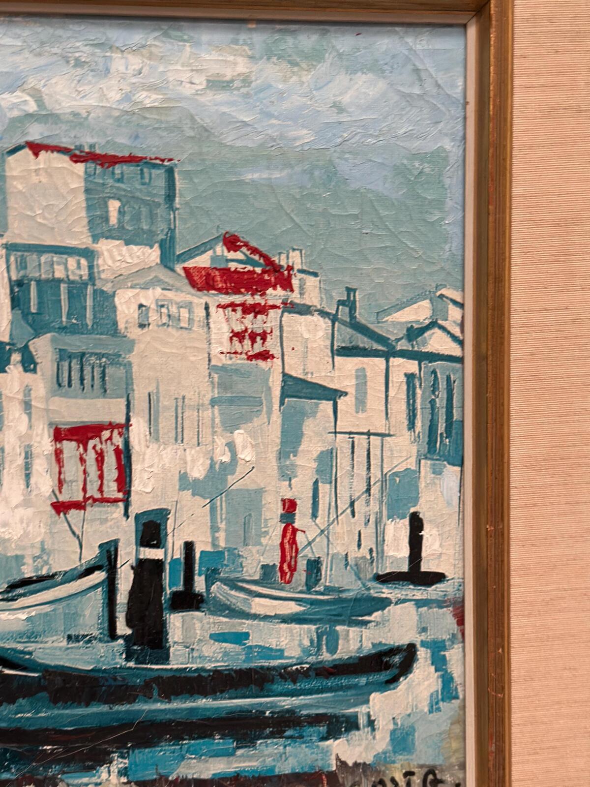 “Harbor Scene” by Costa