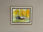 “Houses and Trees in Autumn ” by Pia H. Campbell