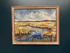 “Marsklandskap från Ribe” by Niels Mandrup Bruun (1918–1993)