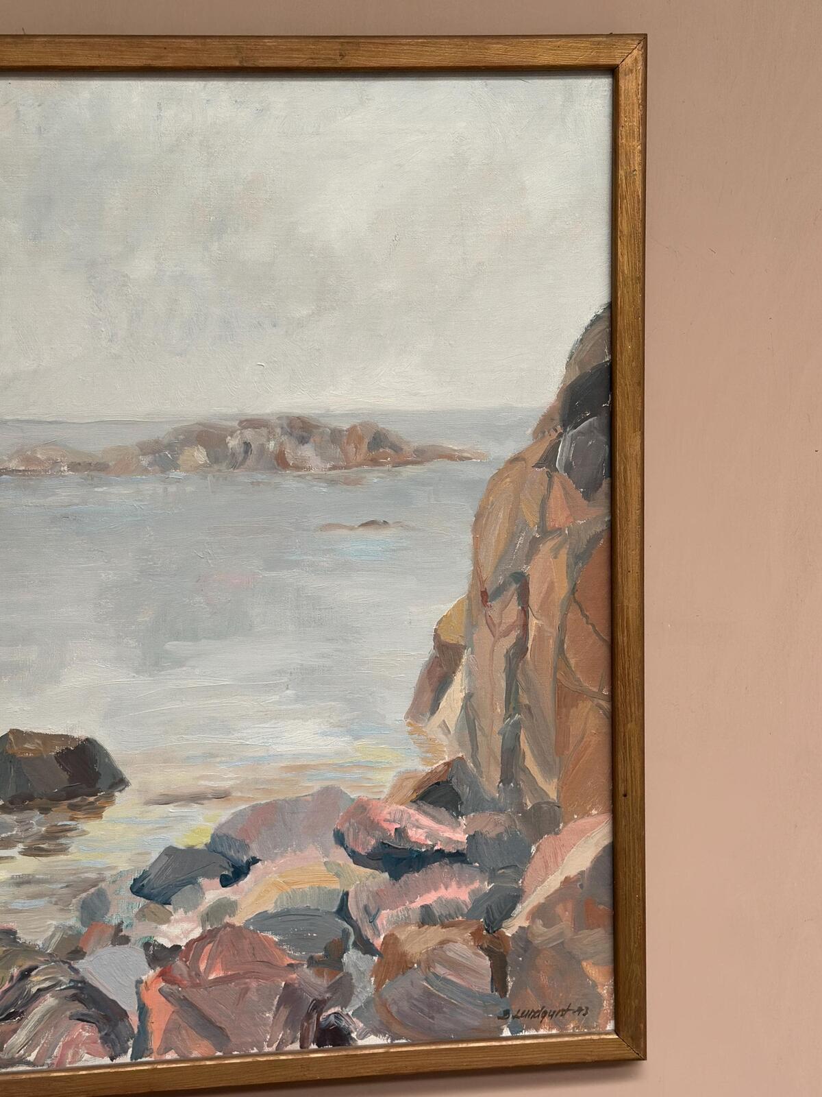 “Cliffs by the Sea” by B. Lundquist