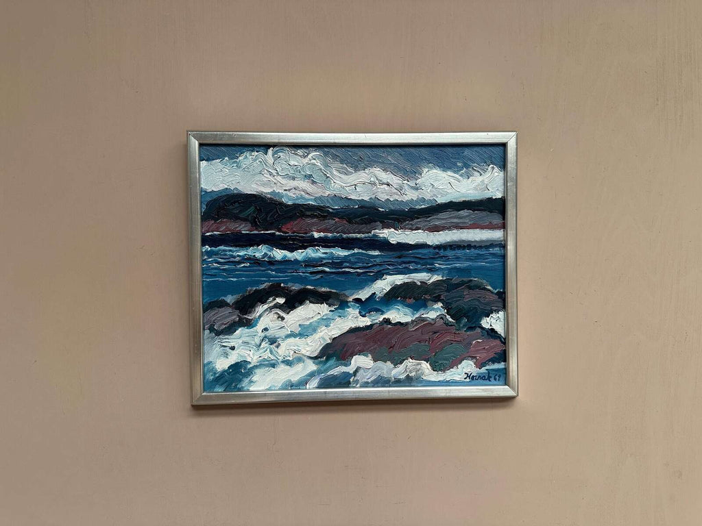 “Coastal Landscape” by Allan Horsak (1937–2004)
