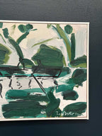“Rowboats in a Green Landscape” by Bo Swenson