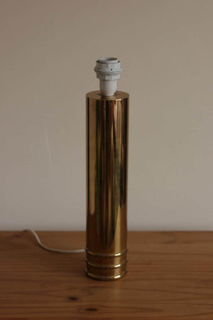1960's Mid Century Swedish Large Brass Table Lamp by  Bergbom, Model B 010