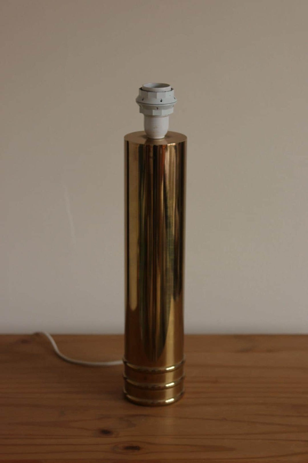 1960's Mid Century Swedish Large Brass Table Lamp by  Bergbom, Model B 010