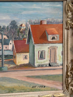 “Village Street with Houses” By N.T