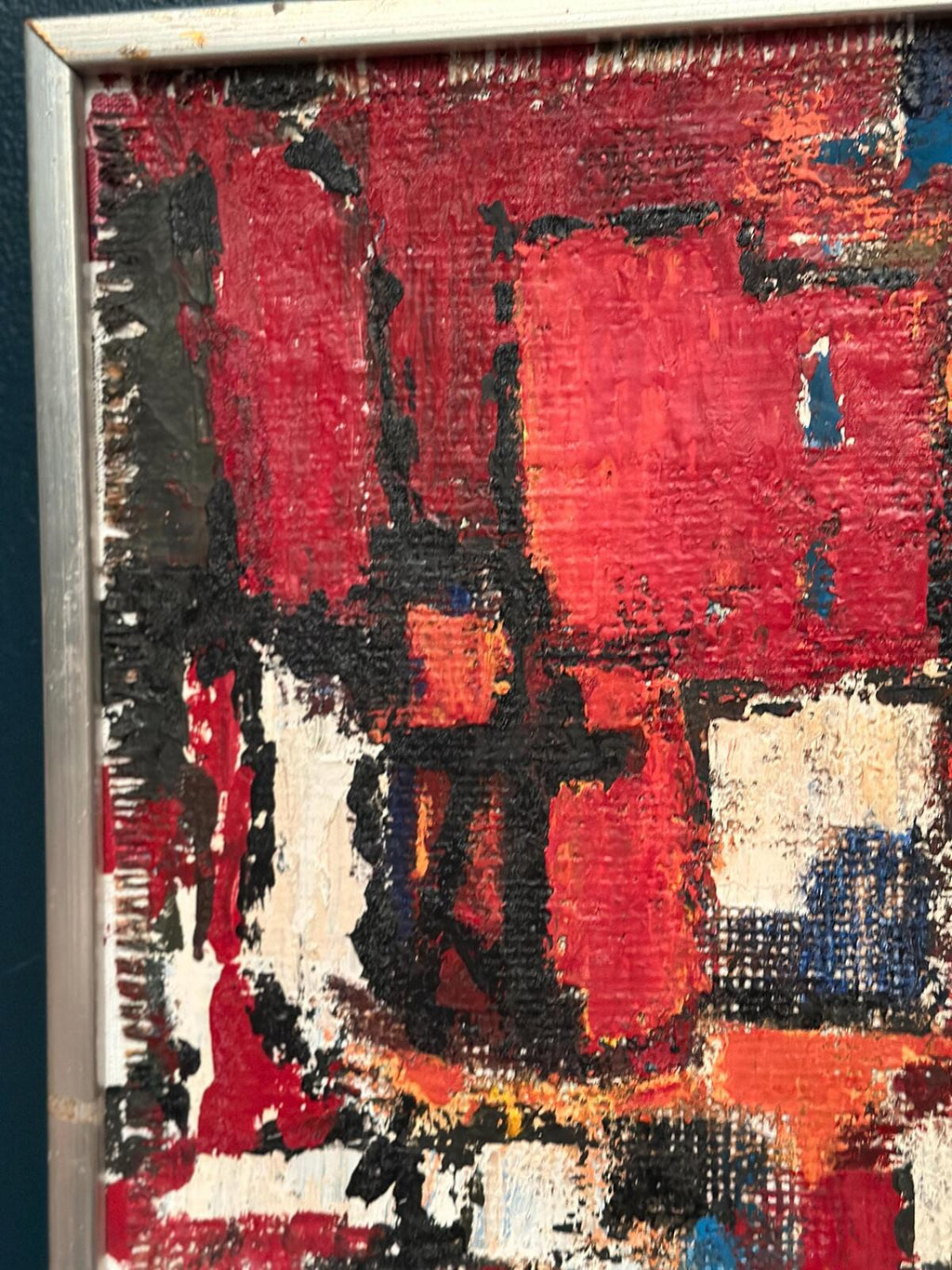 “Cityscape in Red” by Holger Oijens (1907–2004)