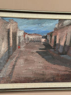 “Bygata med hus, Spanien” by Jean Ragnar