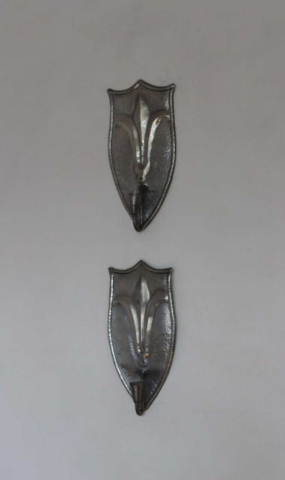 Pair Of Swedish Pewter Sconces