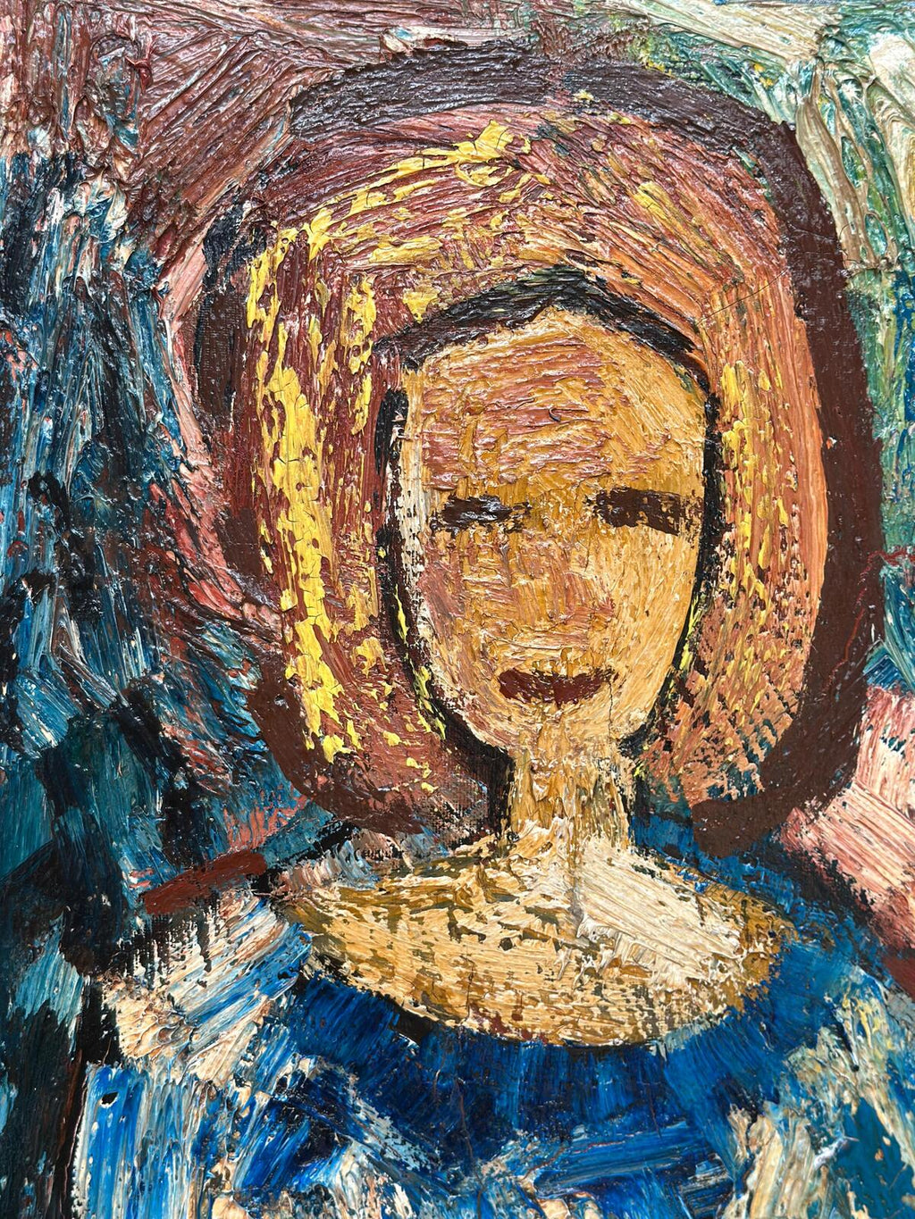 “Woman in Blue” by Gösta Falck