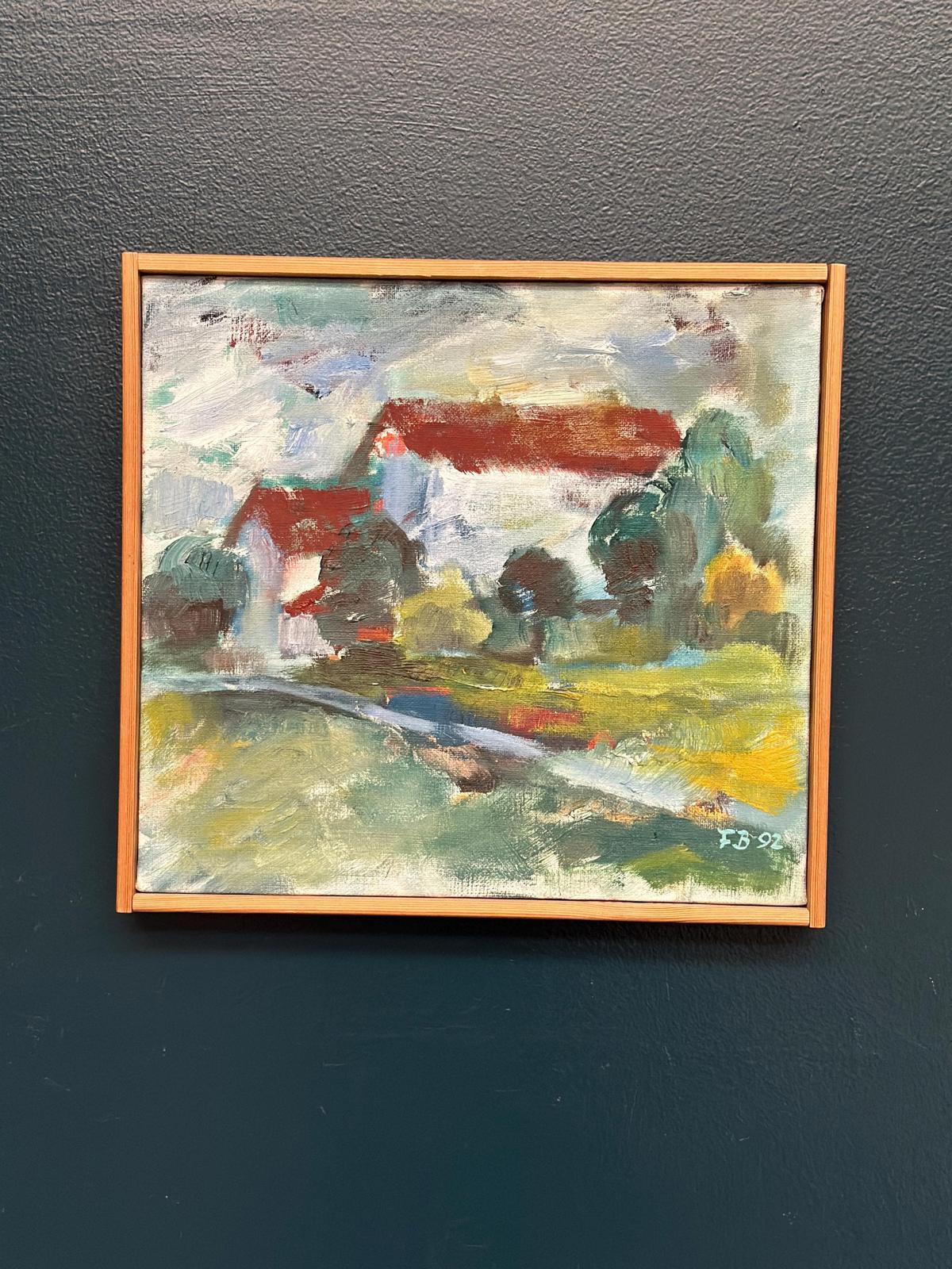 “Cottage and Trees” by Folke Björnfot