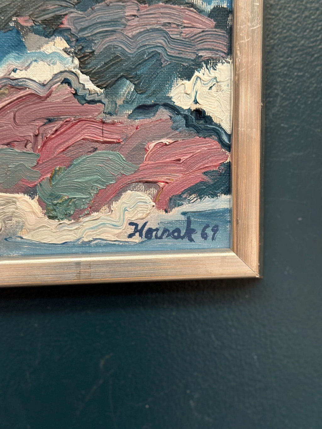 “Coastal Landscape” by Allan Horsak (1937–2004)