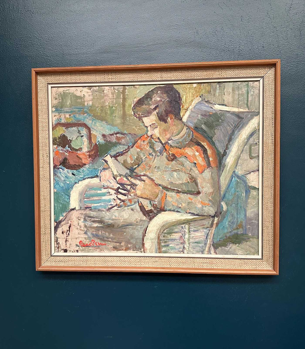 “Man Reading Book” by Rune Person