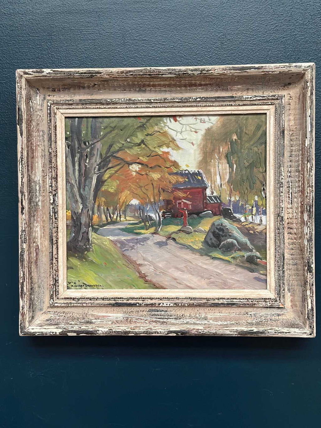 “Road to Red Huts” by Karl Gustaf Strandberg (1891–1981)