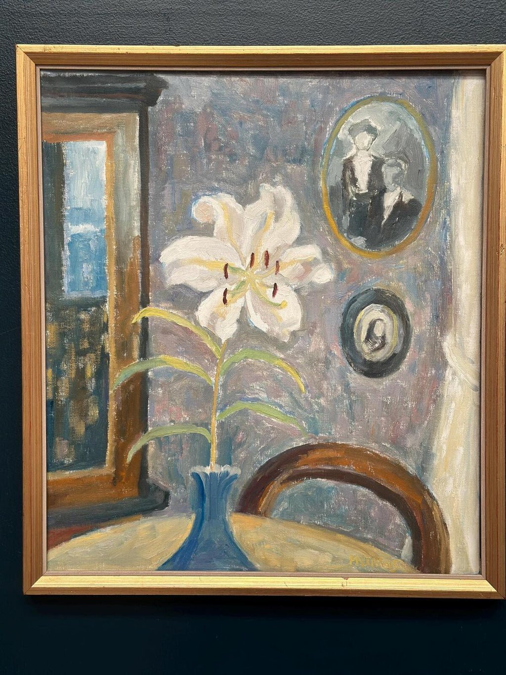 “The White Lily” by M. Niklas (May Nicklasson)