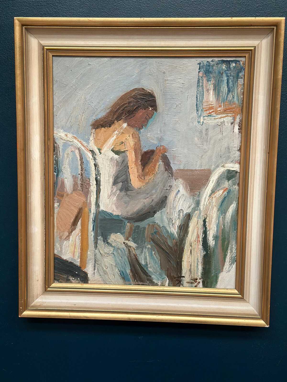 “Portrait of a Woman” by Gustaf Sjöö