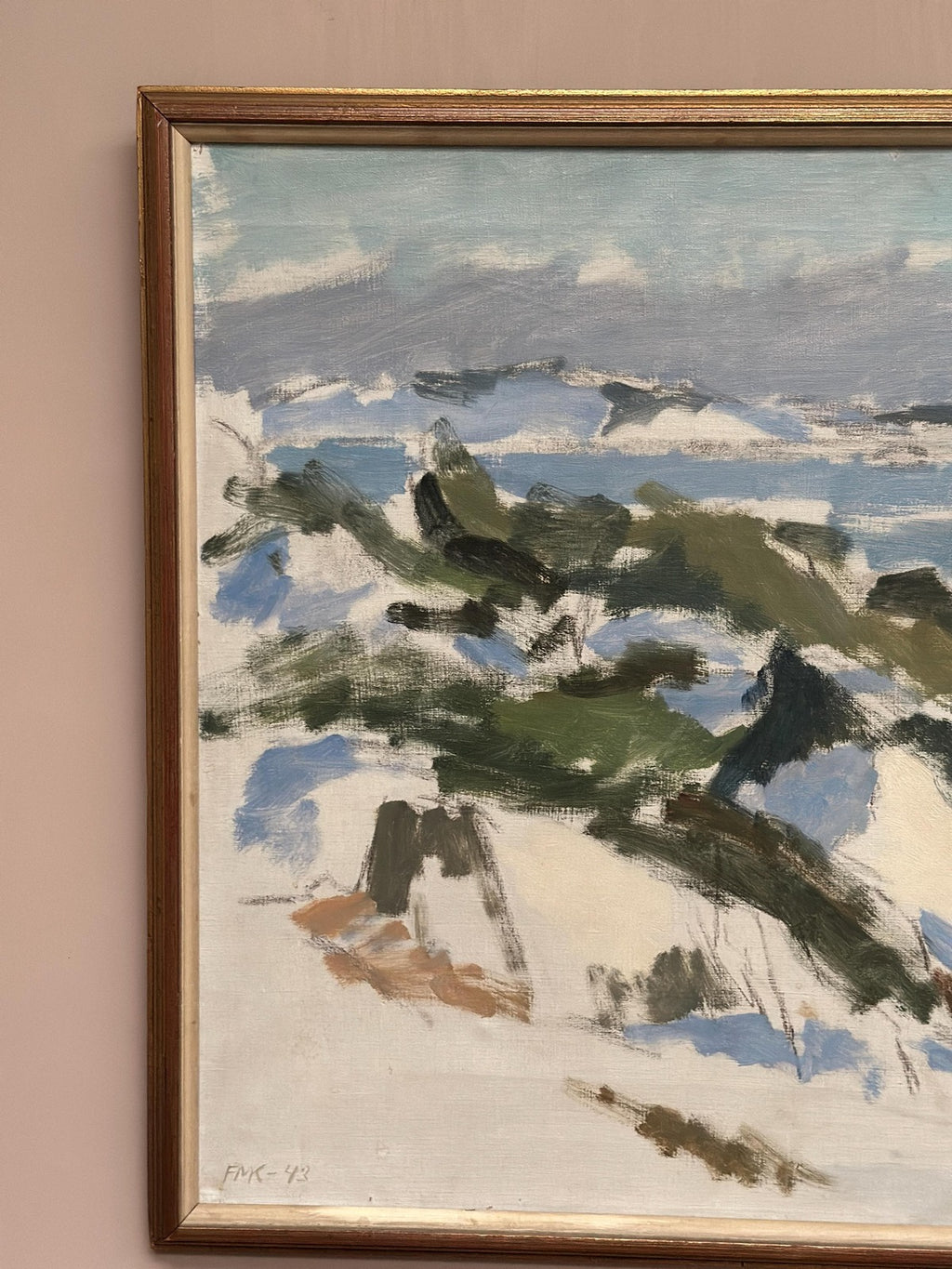 “Winter Landscape” by Frans Mikael Kempe