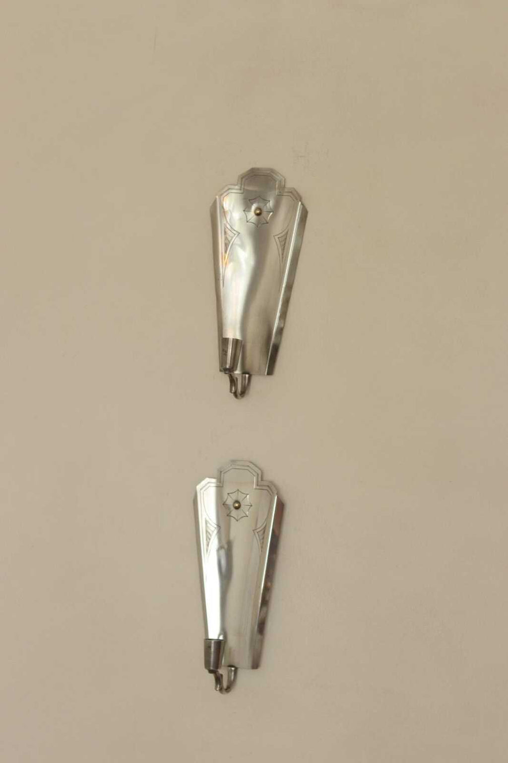 Pair of Swedish Grace Pewter Sconces by Svenskt - Tenn