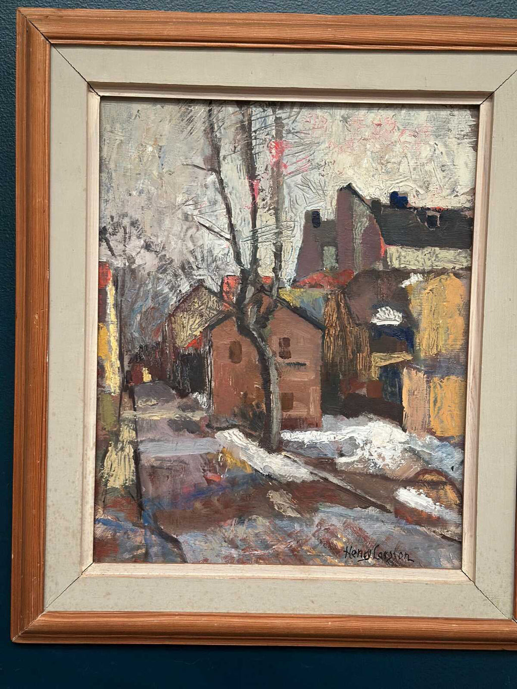 “Cityscape with Snow” by Henry Larsson