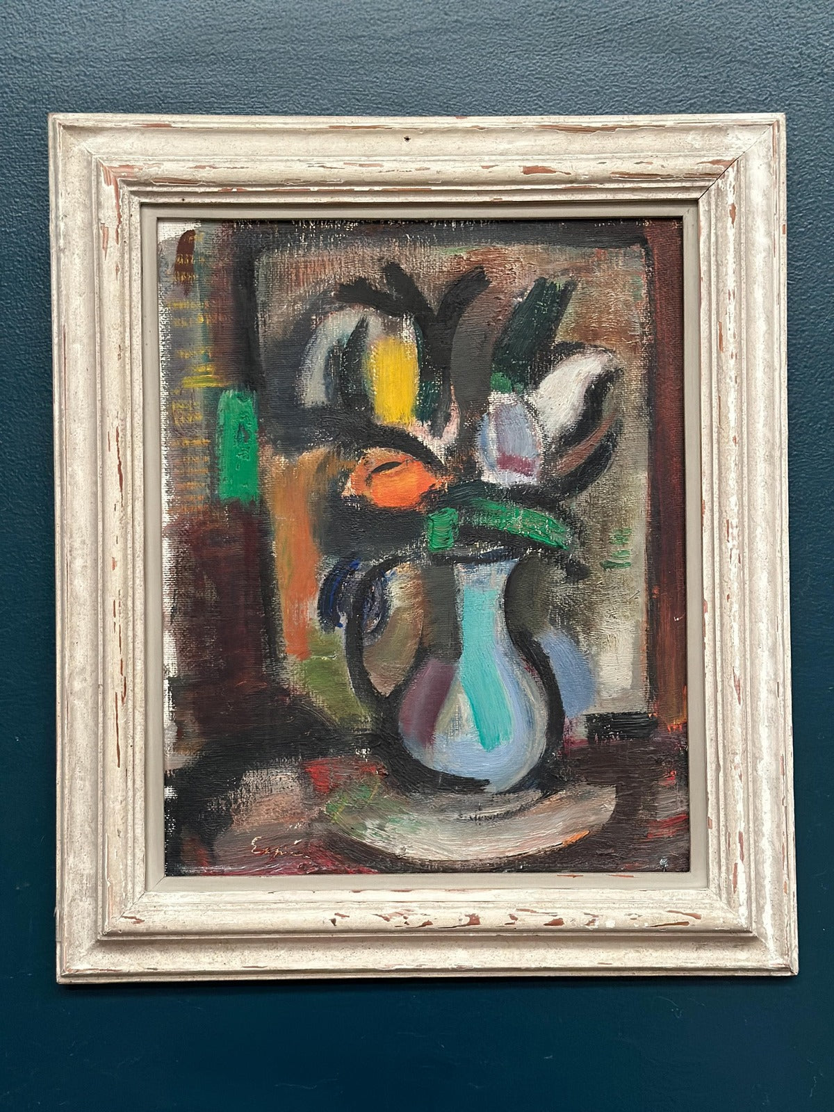 “Tulips in Blue Vase” by Eric Elfwén