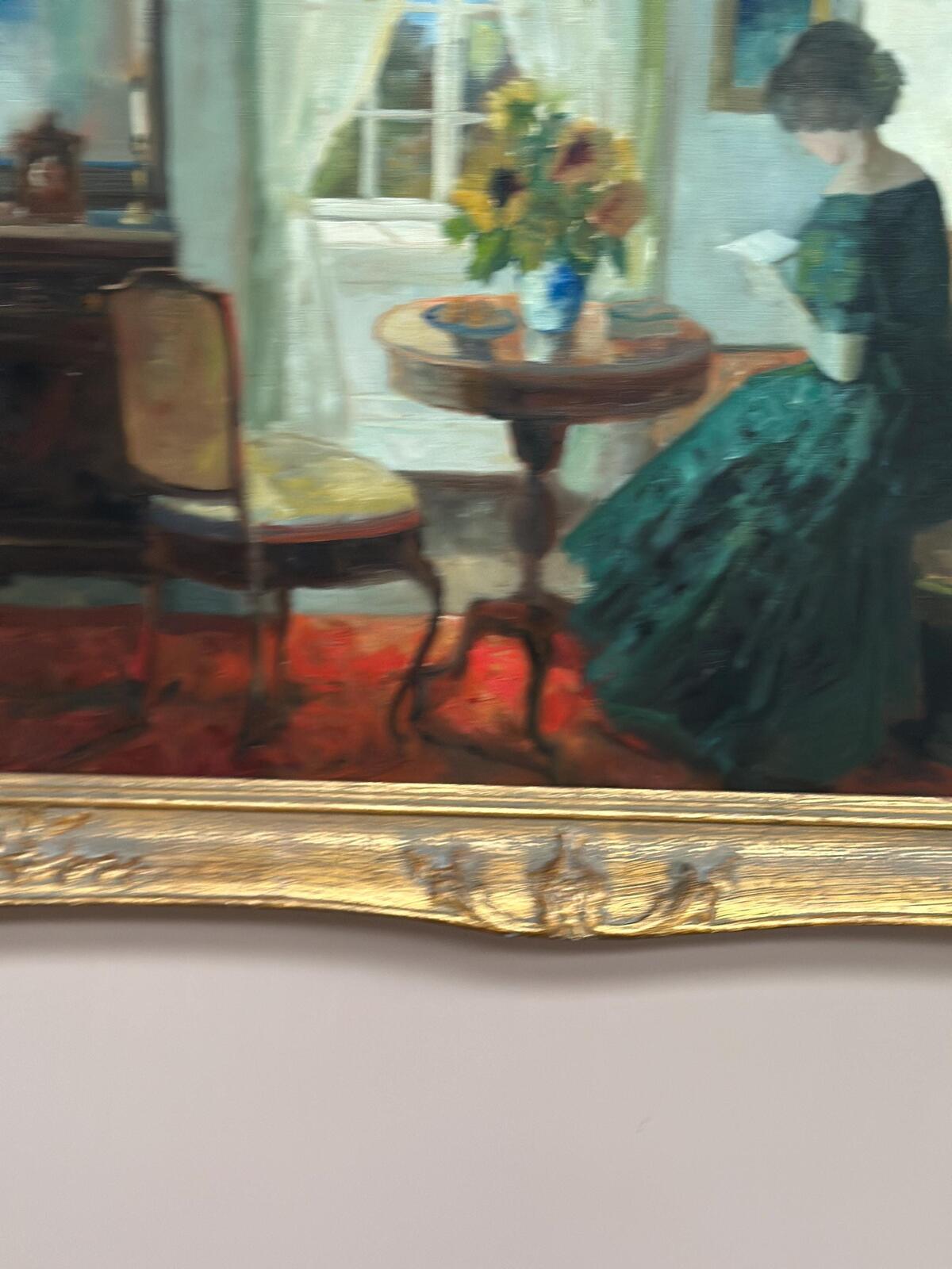 “Woman Reading” by Edith Gert