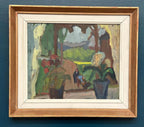 “Window View with Windmill” – Attributed to Sune Petterson