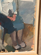 “Seated Woman” by Gösta Stawåsen