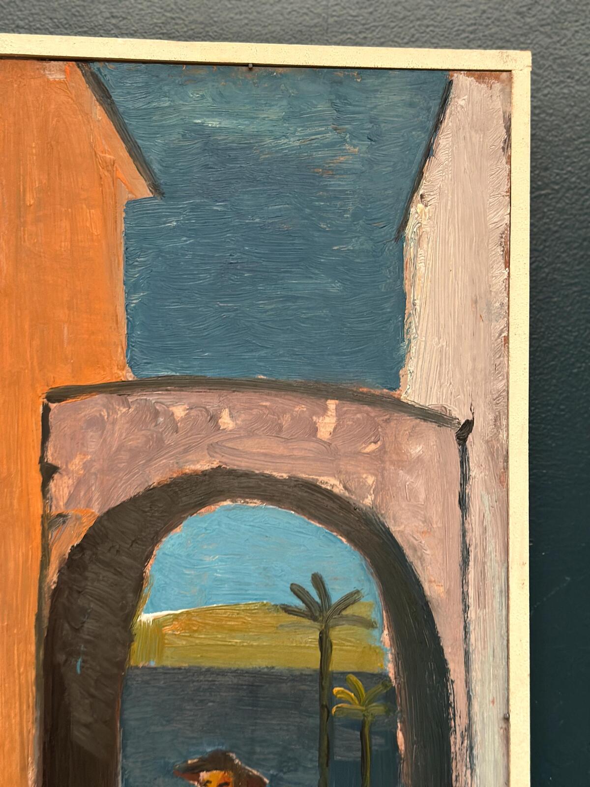 “Man Riding a Donkey” by Harry Sahlin