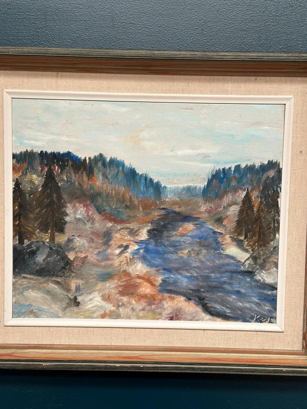 “Landscape with River and Forest” by Kaj