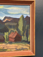 Mountain Landscape by Kerstin Flyckt