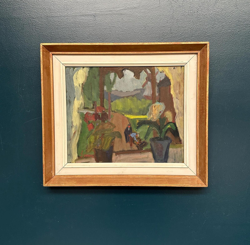 “Window View with Windmill” – Attributed to Sune Petterson