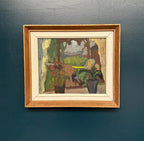 “Window View with Windmill” – Attributed to Sune Petterson