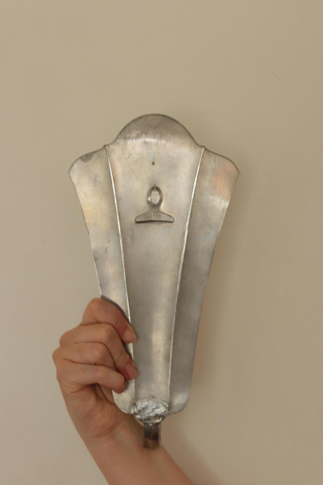 Pair Of Mid Century Swedish Pewter Sconces