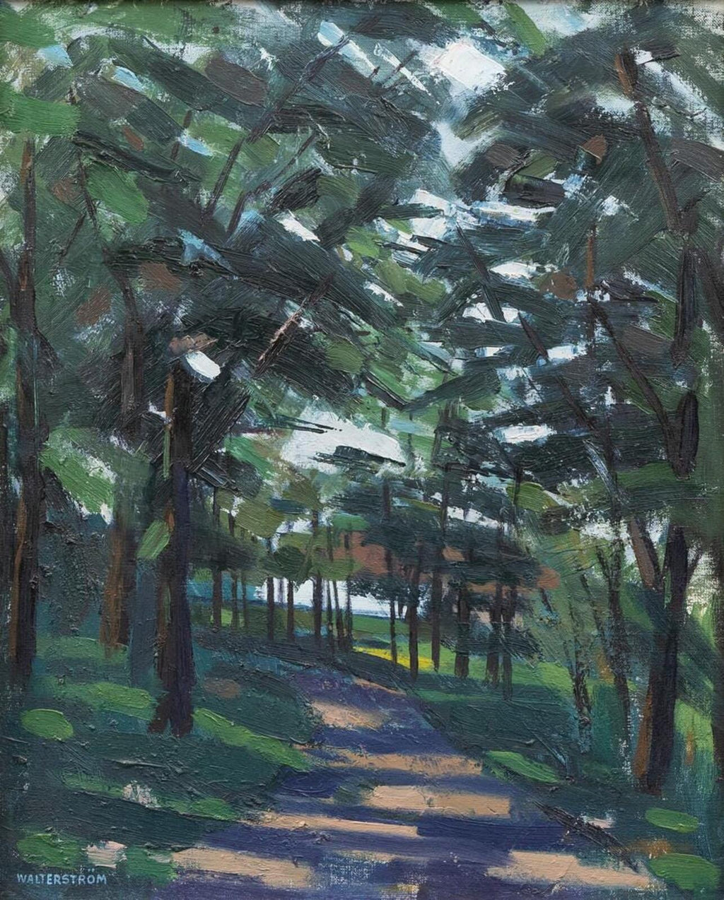 Forest Road III By Ingvar Walterström (1920–1988)