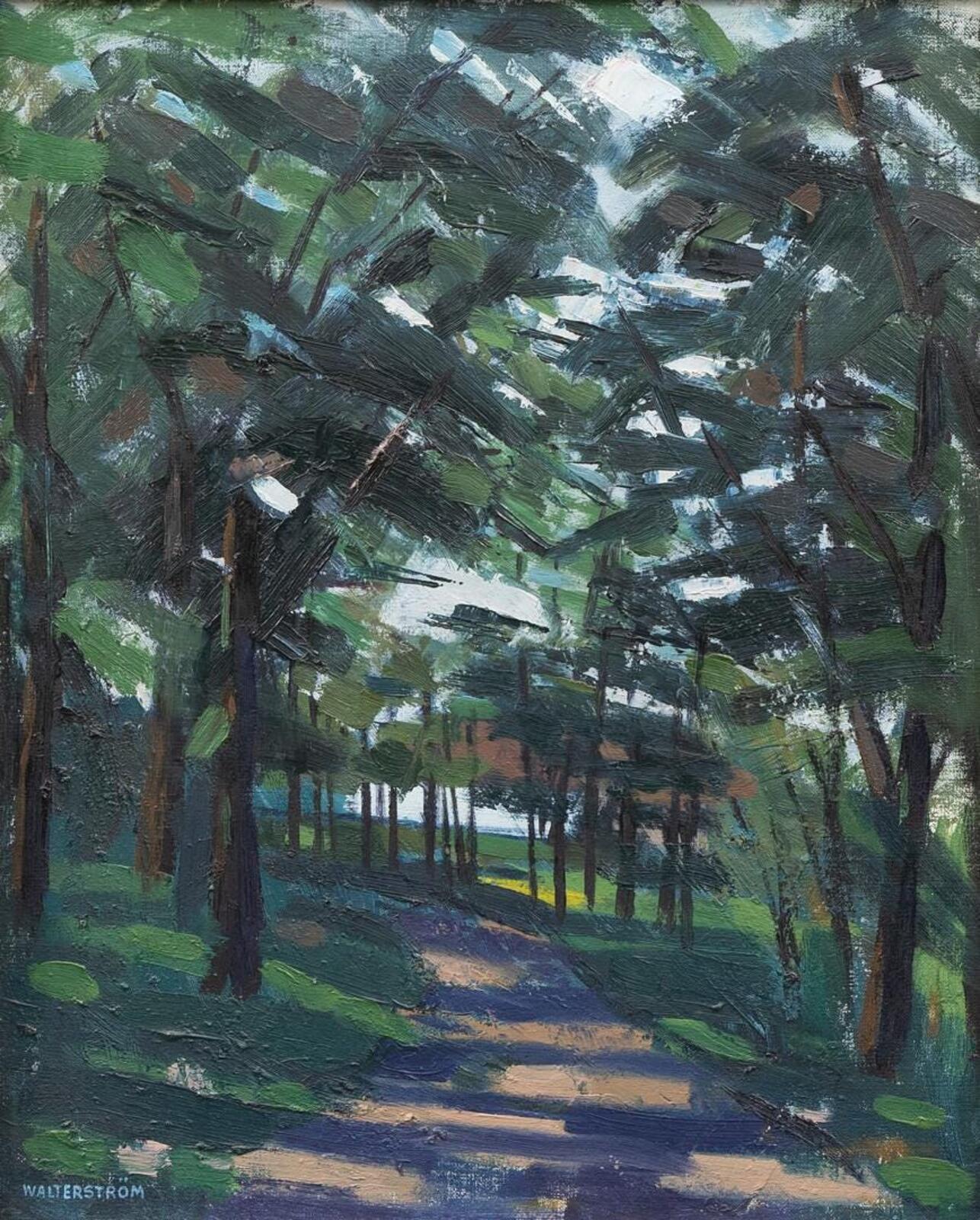 Forest Road III By Ingvar Walterström (1920–1988)