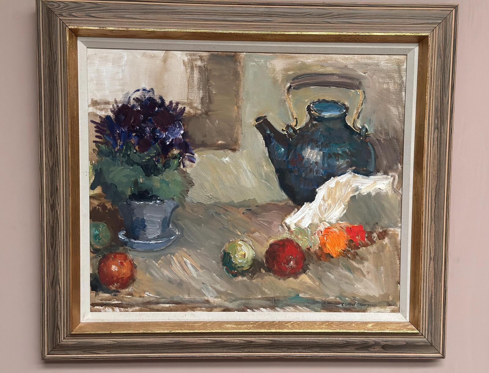 “Still Life with Kettle” by Karl Gustav Strandberg