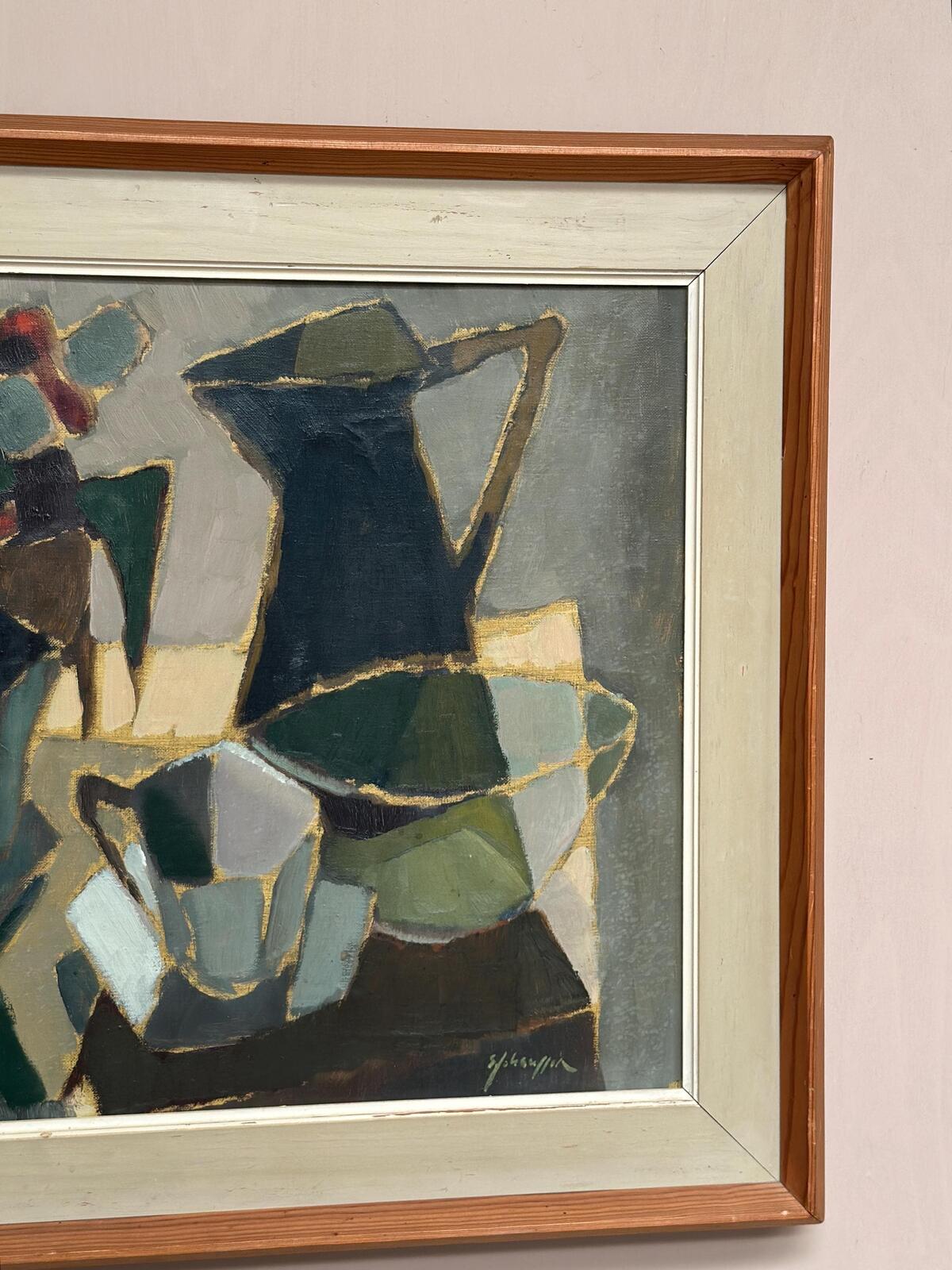 “Cubist Still Life” by Sven Johansson (1916–1990)