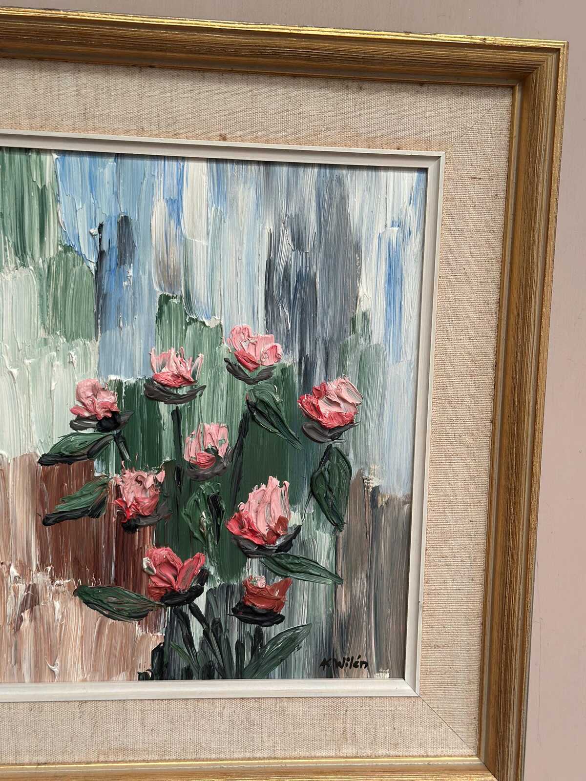 “Floral Impasto” by A. Wilén