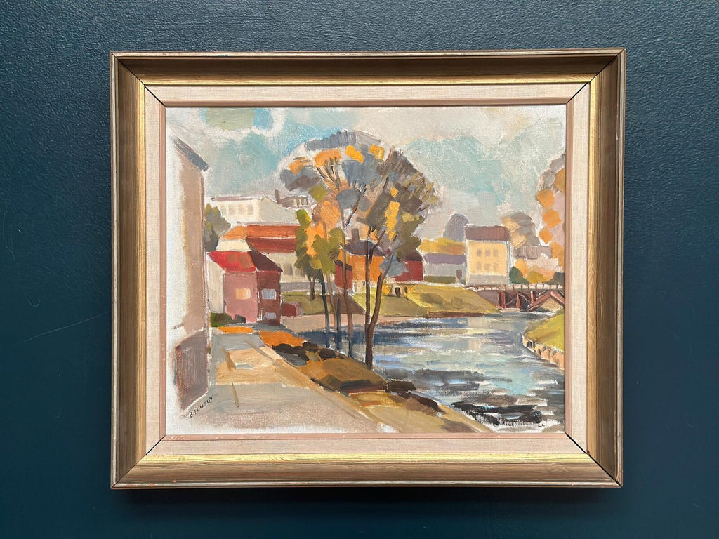 “Riverside Village” by B. Lundqvist