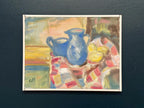 “Blue Jugs and Lemon” by Off