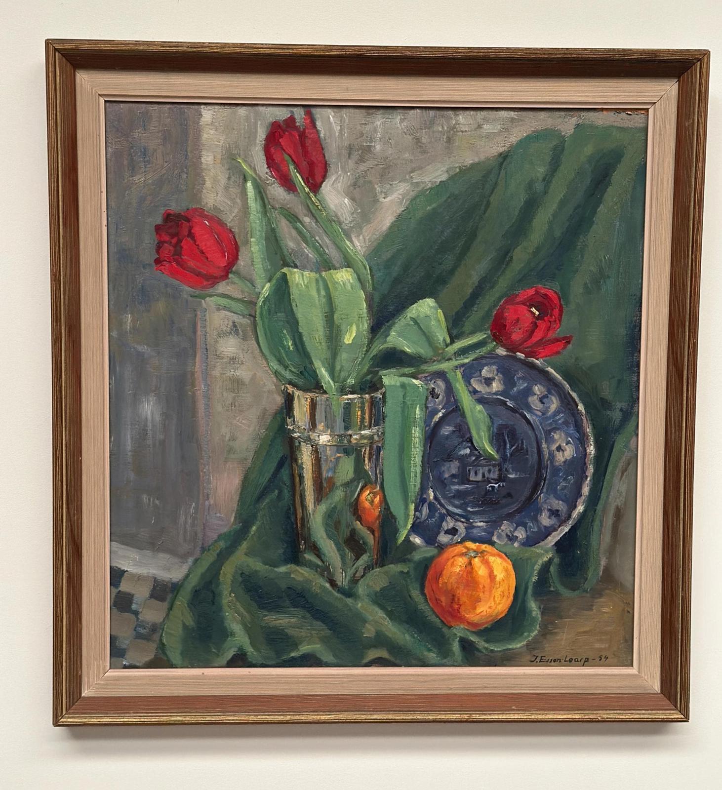 “Still Life with Tulips” by J. Essen Loarp
