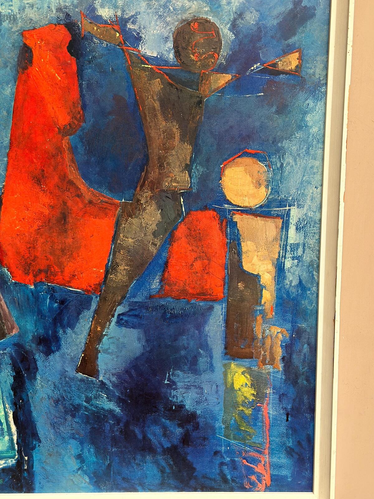 “PRÆSENTATION I BLÅT” by Marino Marini