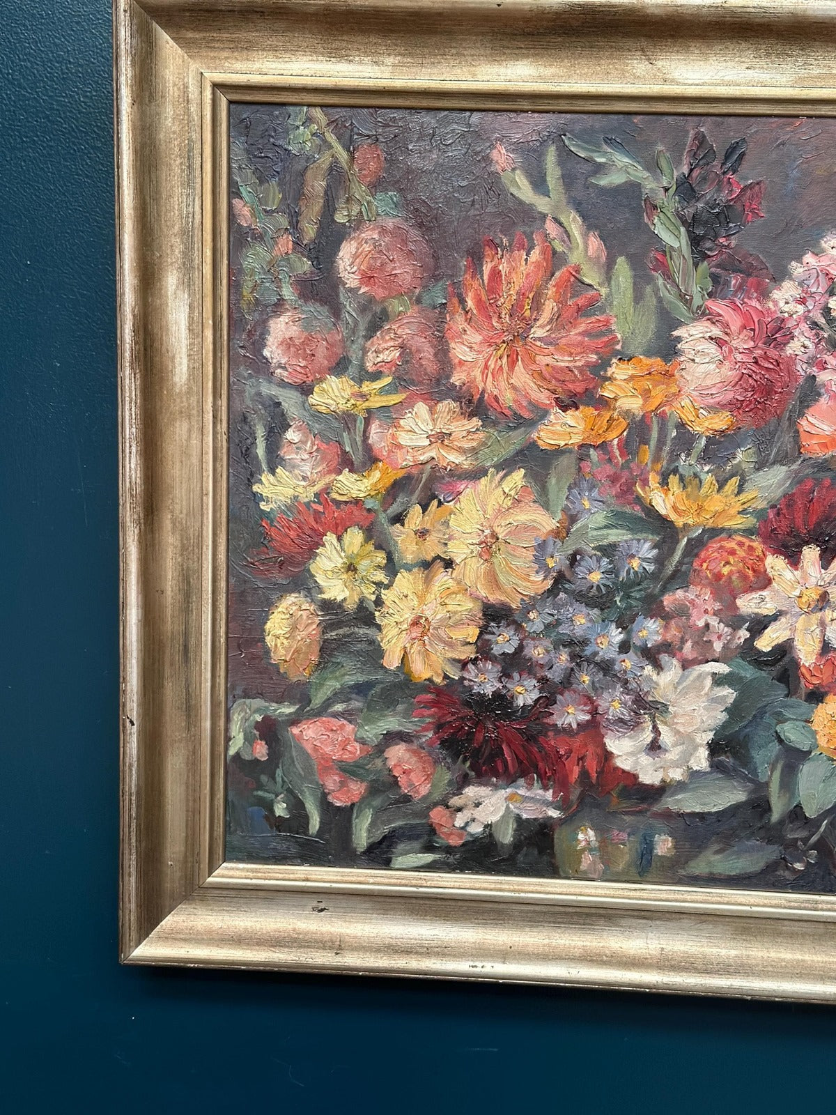 “Still Life with Flowers” by F. Wiegand