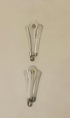 Pair Of Mid Century Swedish Pewter Sconces
