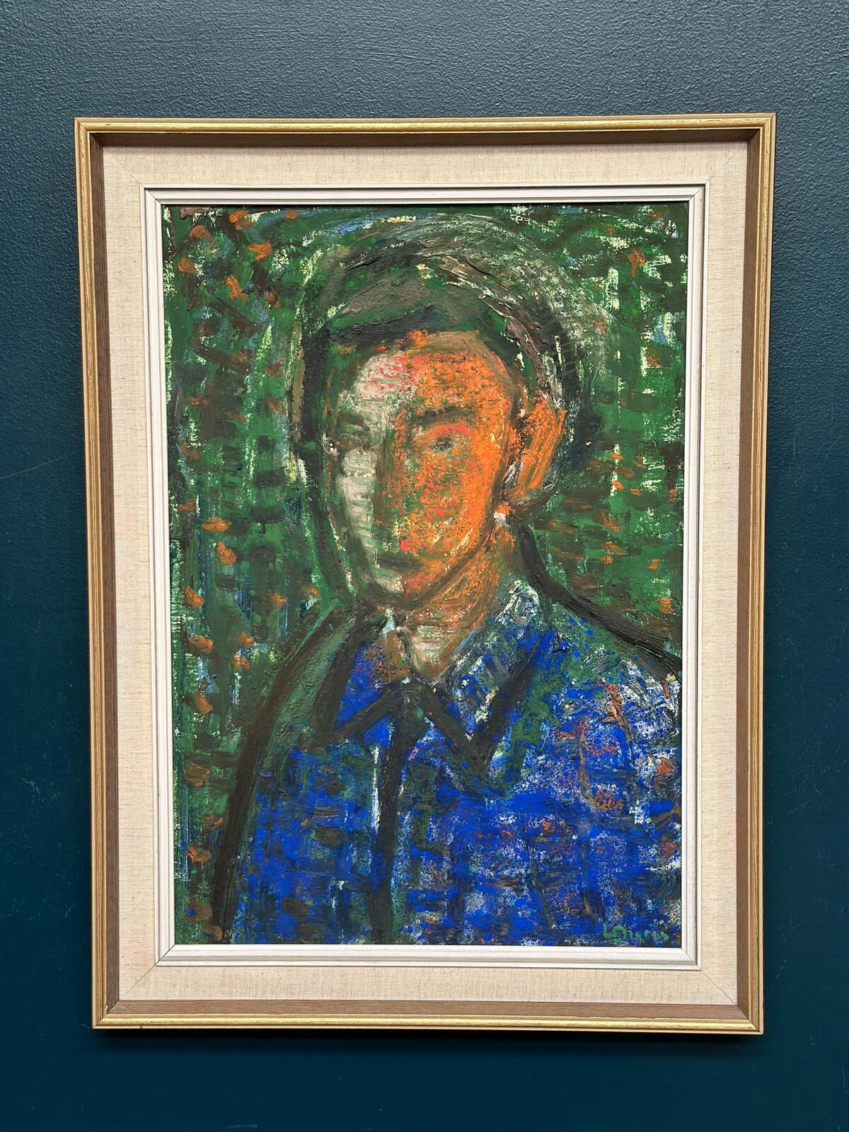 “Portrait” by Leonard Digris (1921–2003)