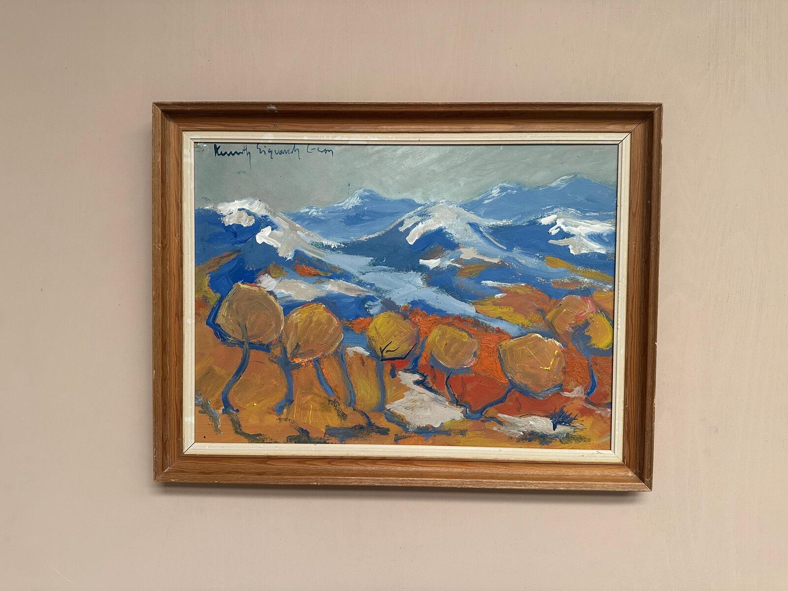 “Trees and Mountains” by Kenneth Sigvard