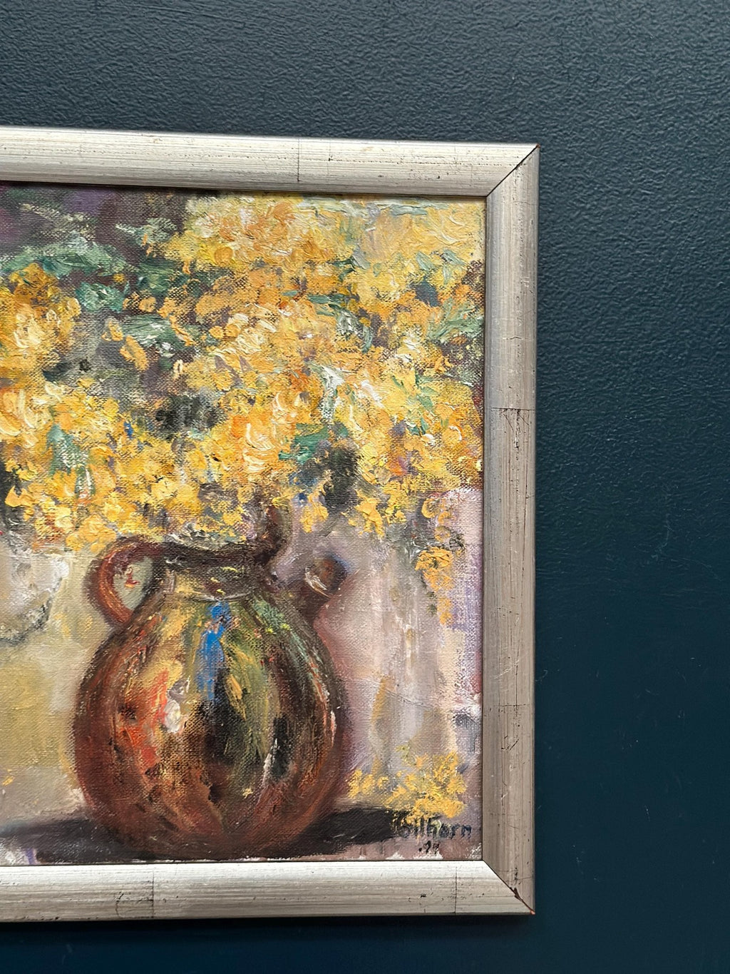 “Vessel with Mimosa” by Monica Gilhorn