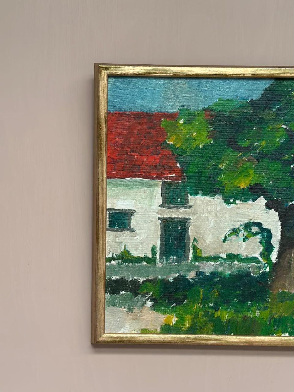 “Tree by House” by Karl Bertil Lundh