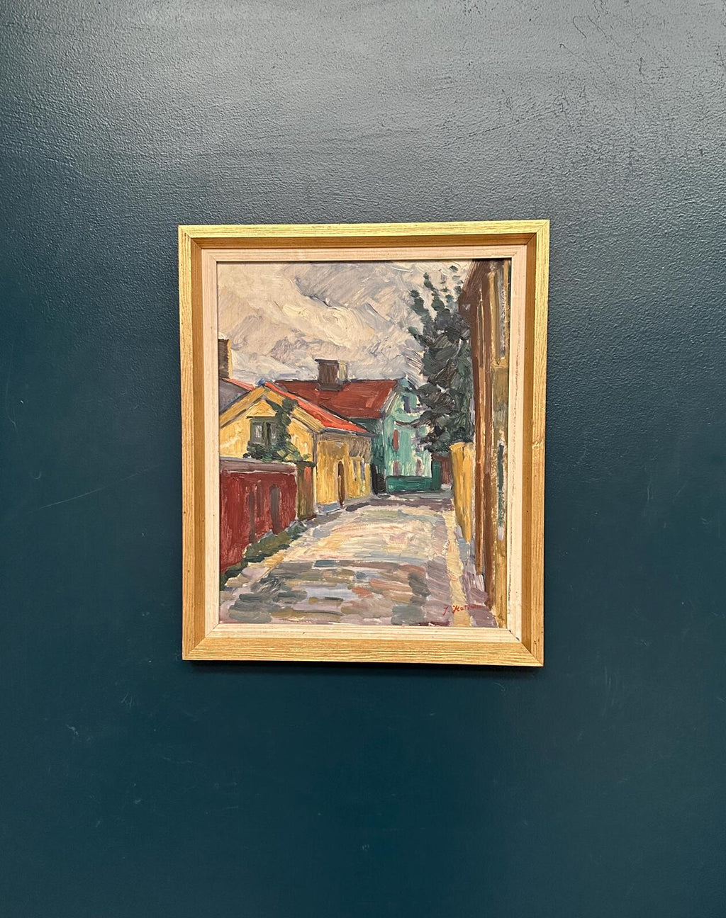 “Street with Houses” by Jan Hatvani