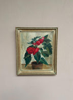 “Red Flower in Pot” by Gertrud Wiberg