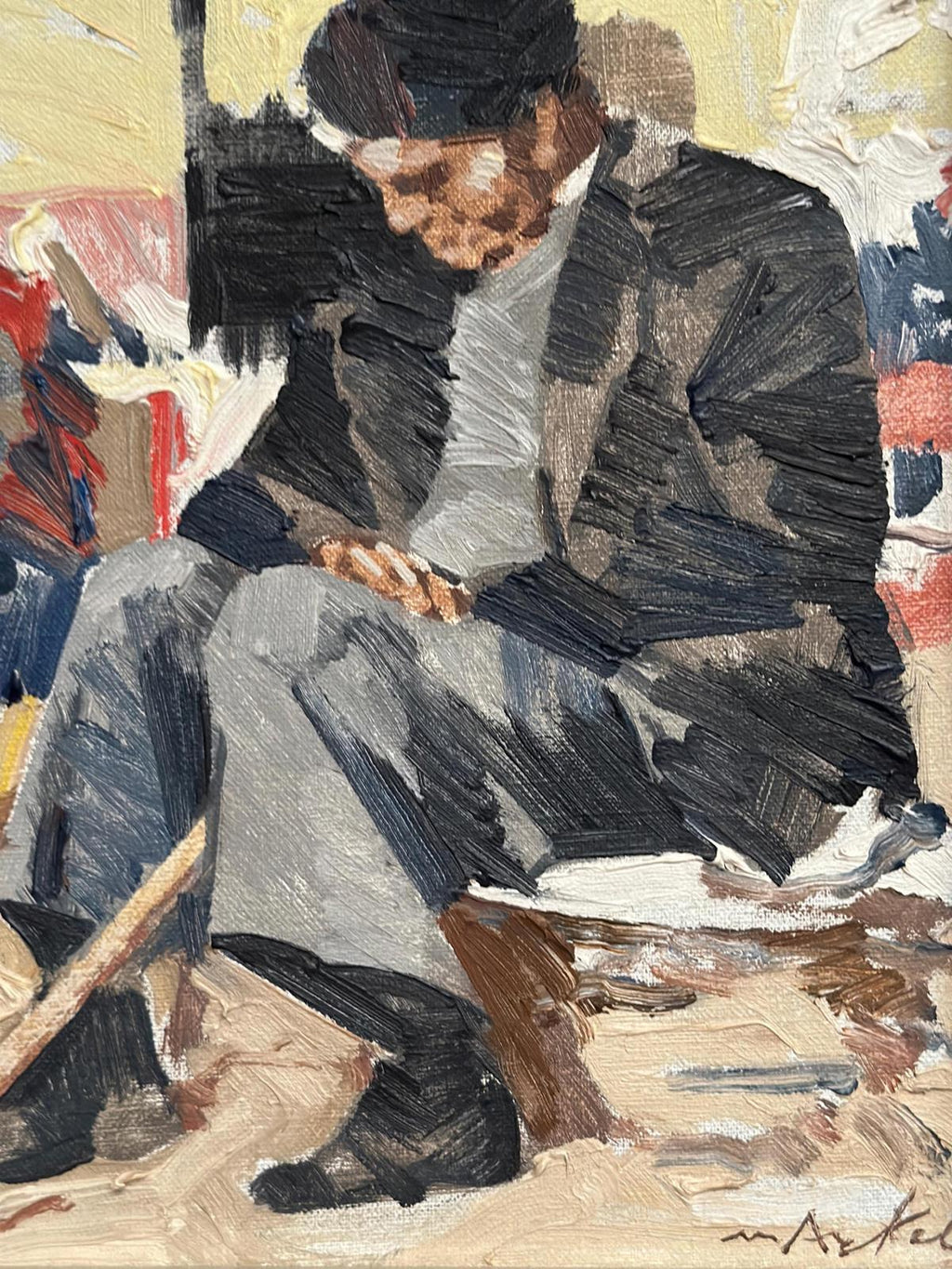 “Resting Man” by Adrian van Arkel